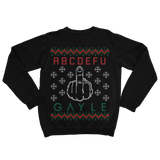 ABCDEFU Holiday Crewneck