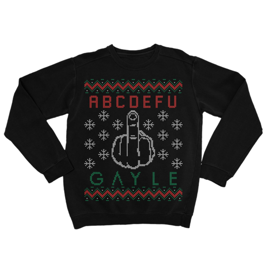 ABCDEFU Holiday Crewneck