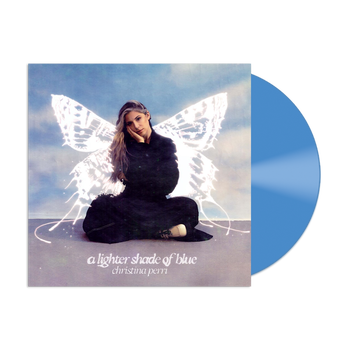 a lighter shade of blue vinyl